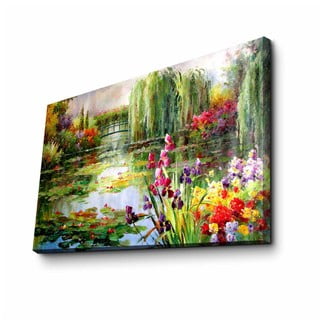 Obraz na płótnie Impressionist Garden, 70x45 cm