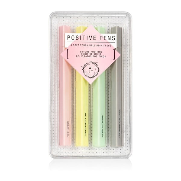 Zestaw 4 długopisów npw™ Positive Pens