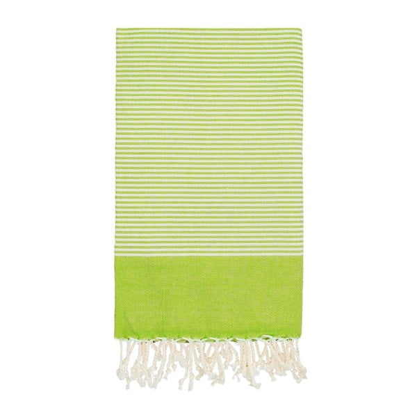 Ręcznik hammam Side Light Green, 100x180 cm