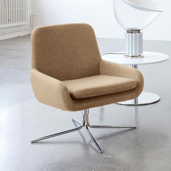 Beżowy fotel obrotowy Softline Coco Swivel-image-1