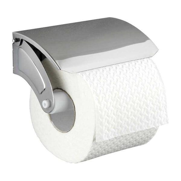 Uchwyt ścienny na papier toaletowy z klapką Wenko Basic
