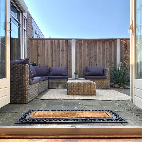 Wycieraczka z włókna kokosowego Esschert Design Deco, 45x119,5 cm-image-1