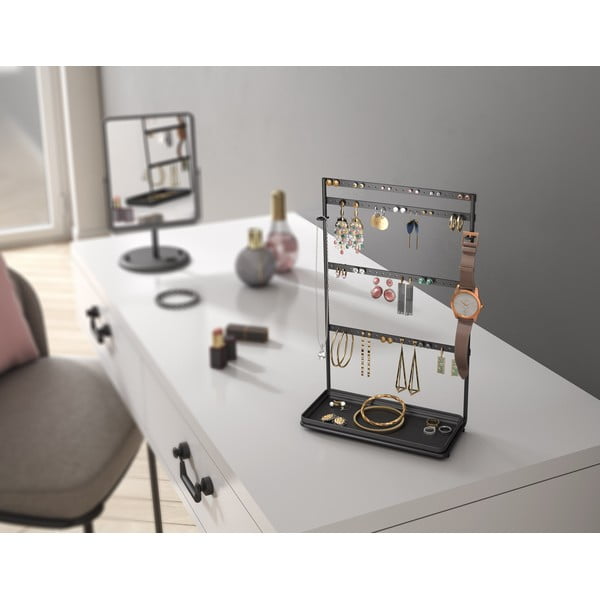 Czarny organizer na biżuterię My Pendants - Metaltex-image-1