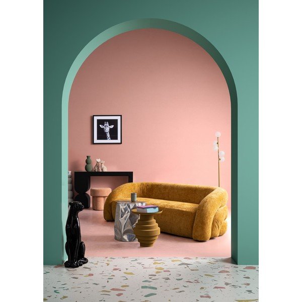 Czarna konsola ze szklanym blatem 32x120 cm Archie – Bizzotto-image-3