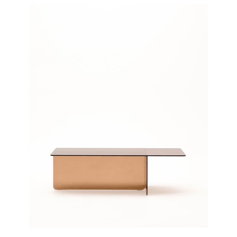 Brązowy szklany stolik 60x120 cm Zaren – Kave Home (zdjęcie 6)