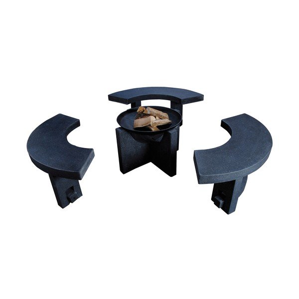 Ławeczka granitowa do paleniska Esschert Design-image-2