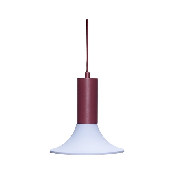 Bordowa/jasnoniebieska metalowa lampa wisząca ze ściemniaczem ø 25 cm Luminary – Hübsch