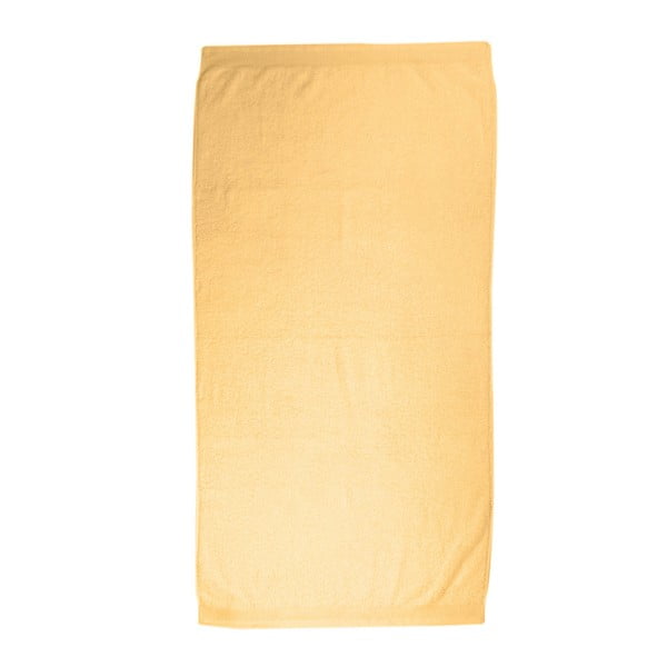 Żółty ręcznik Artex Delta, 70x140 cm