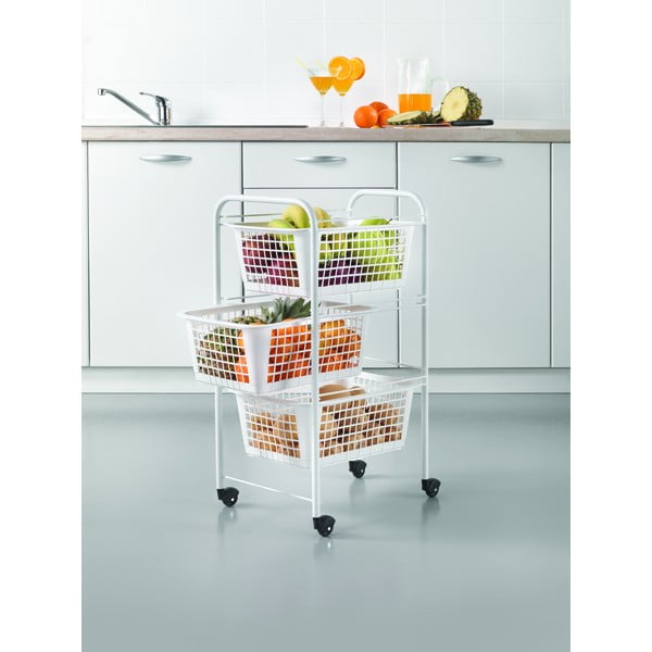 Regał na kółkach Metaltex San Diego, wys. 68 cm-image-1