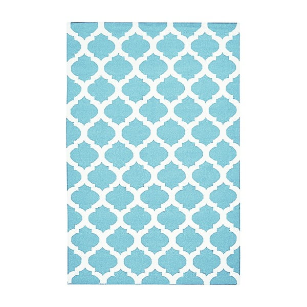 Ręcznie tkany dywan Julia Light Blue, 140x200