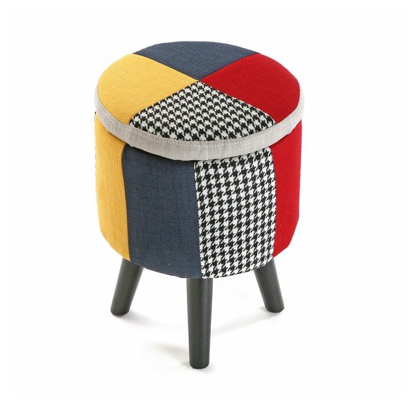 Taboret Patchwork Solid