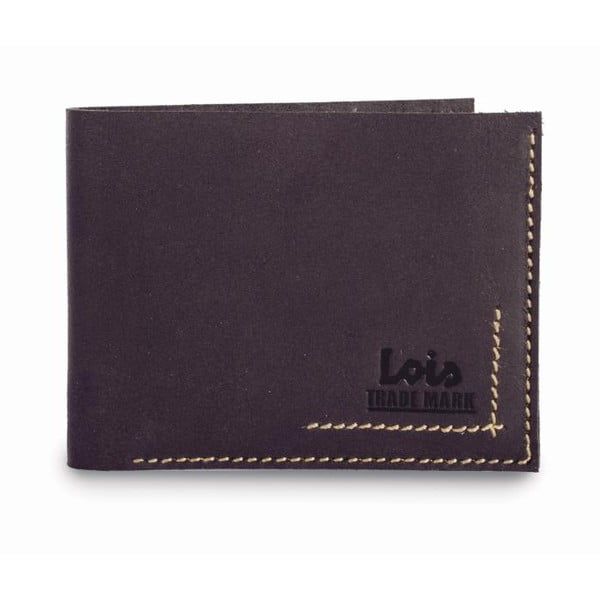 Skórzany portfel męski LOIS no. 901, czarny