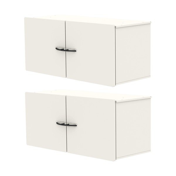 Biało-czarny modułowy system półek 163x204 cm Dakota – Tenzo-image-4