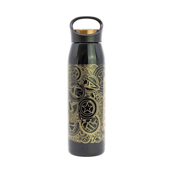 Czarny termos dla dzieci ze stali nierdzewnej 665 ml Marvel – STOR-image-2