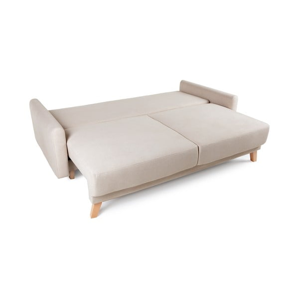 Beżowa sofa rozkładana Bonami Selection Pop-image-4