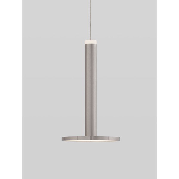 Metalowa lampa wisząca LED w kolorze matowego srebra ø 15 cm Palencia – Nova Luce-image-3