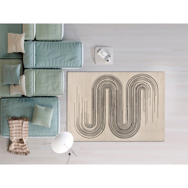 Kremowy dywan 140x200 cm Garden – Universal-image-2