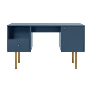 Niebieskie biurko 130x50 cm Color Living – Tom Tailor for Tenzo