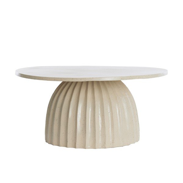 Metalowy okrągły stolik ø 70 cm Veglia – Light & Living