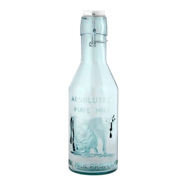 Butelka na mleko ze szkła z recyklingu Ego Dekor Authentic, 1 l