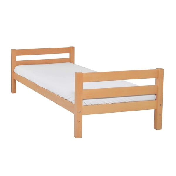 Łóżko dziecięce z litego drewna bukowego Mobi furniture Nina, 200x90 cm