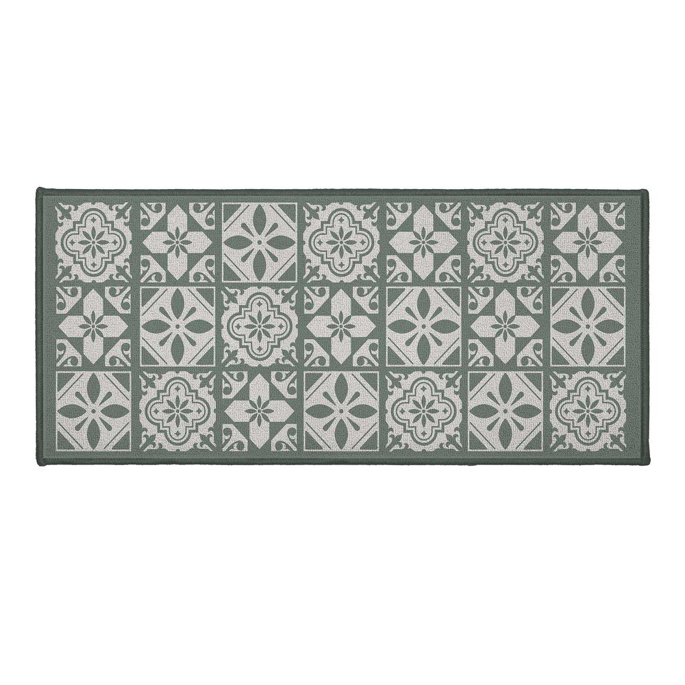 Zielony chodnik odpowiedni do prania 50x120 cm Constantine – douceur d'intérieur