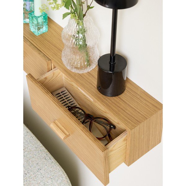 Półka w dekorze dębu w naturalnym kolorze 60 cm Shuno – Hübsch-image-2