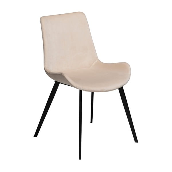 Beżowe krzesło DAN–FORM Denmark Hype Velvet