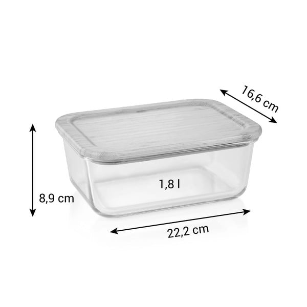 Szklany pojemnik na żywność Online – Tescoma-image-1