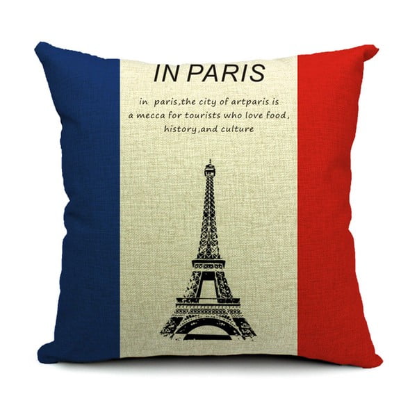 Poszewka na poduszkę Paris, 45x45 cm