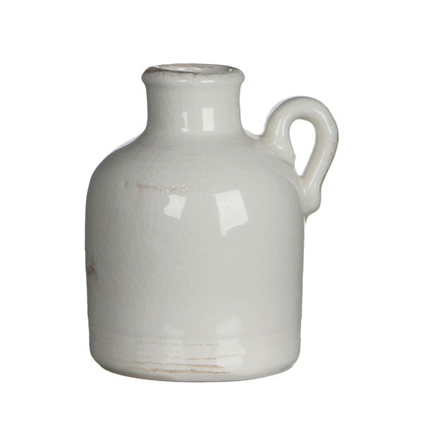 Wazon ceramiczny Sil White, 14x10 cm