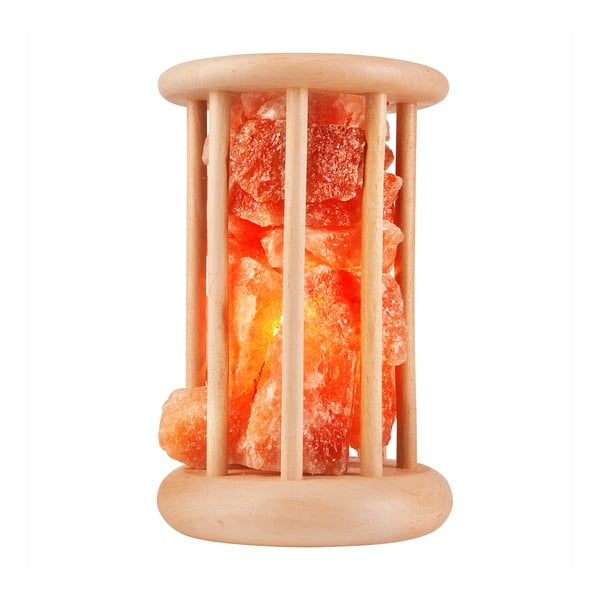 Pomarańczowa lampa solna, wys. 24 cm Sally – LAMKUR