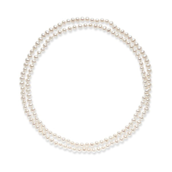 Biały naszyjnik perłowy Nova Pearls Copenhagen Emilie