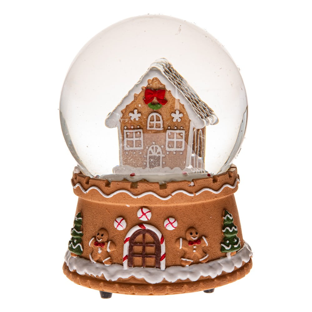 Figurka grająca z żywicy polimerowej (wysokość 14,5 cm) Snowy House – Dakls