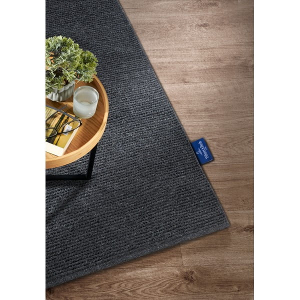 Ciemnoszary wełniany dywan tkany ręcznie 80x150 cm Francois – Villeroy&Boch-image-2