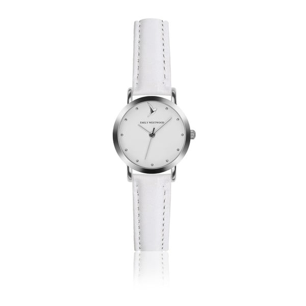 Zegarek damski z białym paskiem ze skóry Emily Westwood Tweet