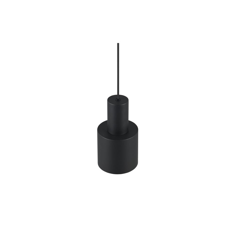 Czarna lampa wisząca z metalowym kloszem ø 12 cm Agudo – Trio (zdjęcie 6)