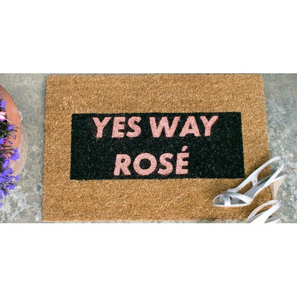 Wycieraczka z naturalnego włókna kokosowego Artsy Doormats Glitter Yes, 40x60 cm-image-1