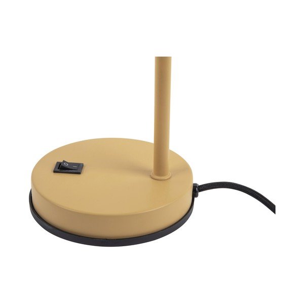 Musztardowożółta lampa stołowa Leitmotiv Husk-image-3