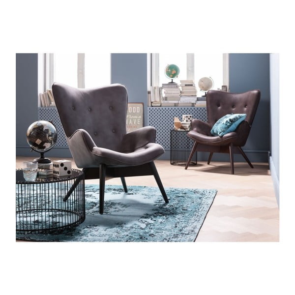 Zestaw 2 czarnych stolików Kare Design Wire-image-3