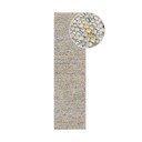 Kremowy chodnik z mieszanki wełny tkany ręcznie 60x230 cm Minerals – Flair Rugs