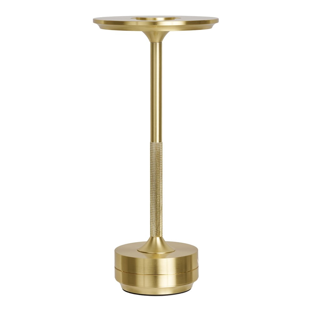 Lampa stołowa LED w kolorze mosiądzu (wysokość 28,5 cm) Lyneham – House Nordic