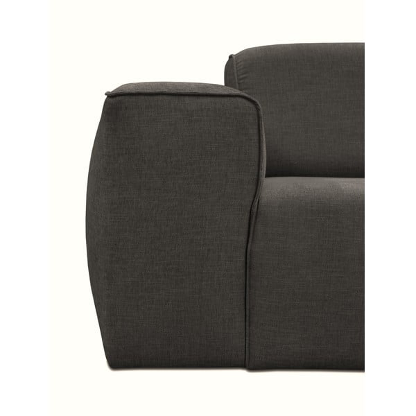 Grafitowa sofa 3-osobowa Cosmopolitan Design Phoenix-image-3