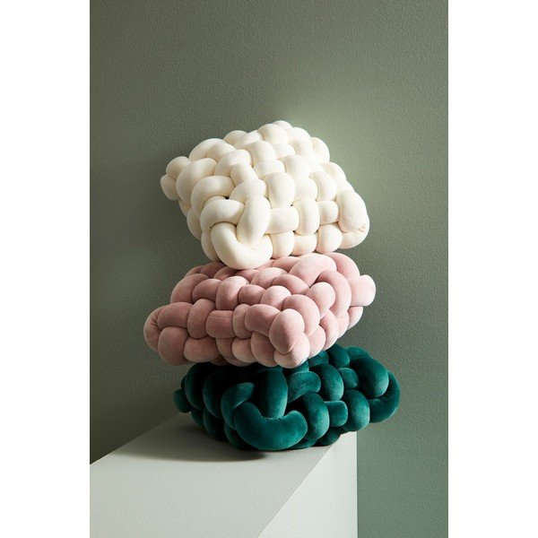 Aksamitna poduszka dekoracyjna 30x30 cm Entwine – Yes Everyday-image-1