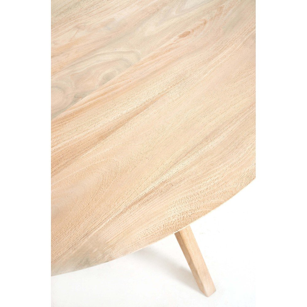 Okrągły stół z litego drewna mango ø 140 cm Quenza – Light & Living (zdjęcie 7)