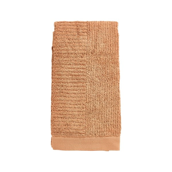 Żółty bawełniany ręcznik frotte 50x100 cm Classic – Zone