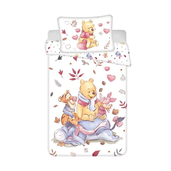 Bawełniana pościel dziecięca do łóżeczka 100x135 cm Winnie the Pooh – Jerry Fabrics