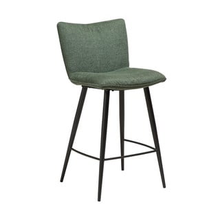 Zielony hoker ze stalowymi nogami DAN-FORM Join, wys. 93 cm