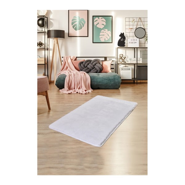Biały dywan Milano, 120x70 cm
