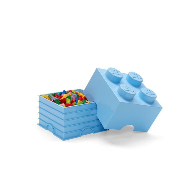 Jasnoniebieski pojemnik kwadratowy LEGO®-image-2